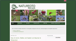 Desktop Screenshot of naturfoto-hecker.com